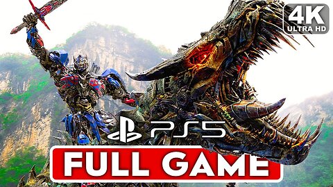 TRANSFORMERS RISE OF THE DARK SPARK PS5 Gameplay Walkthrough FULL GAME [4K ULTRA HD]