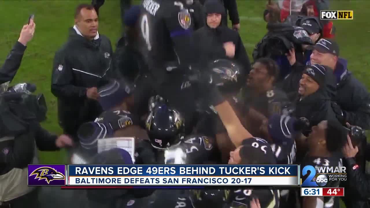 Ravens defeat the 49ers