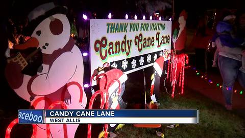 Candy Cane Lane opens in West Allis