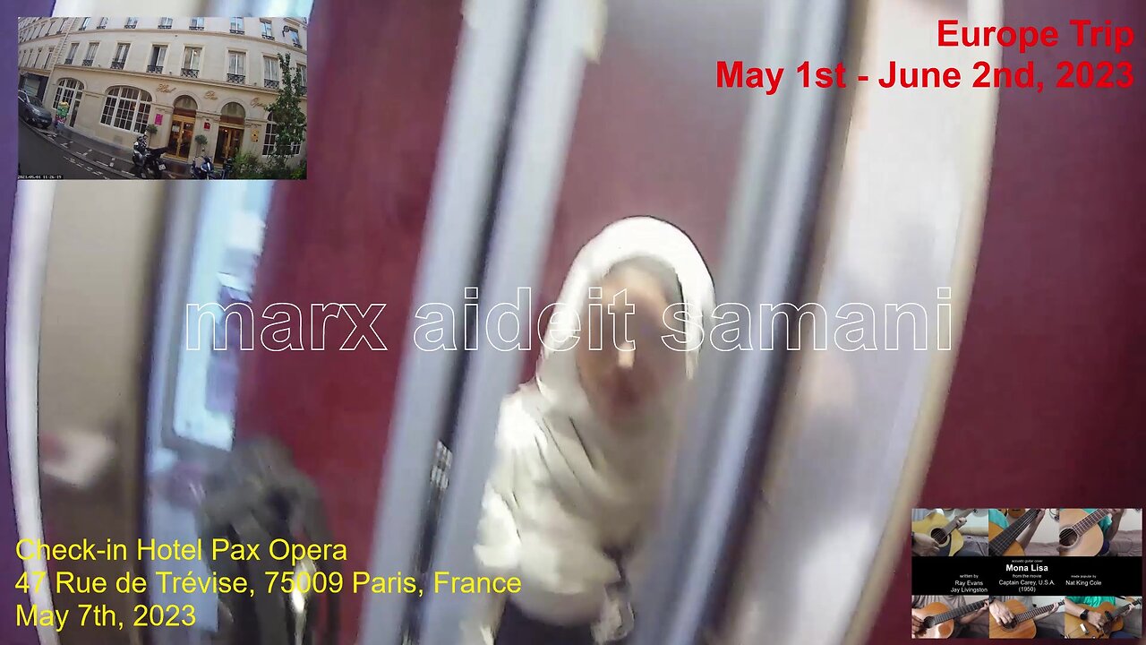 May 7, 2023, 30b Check-in Hotel Pax Opera, Paris, France