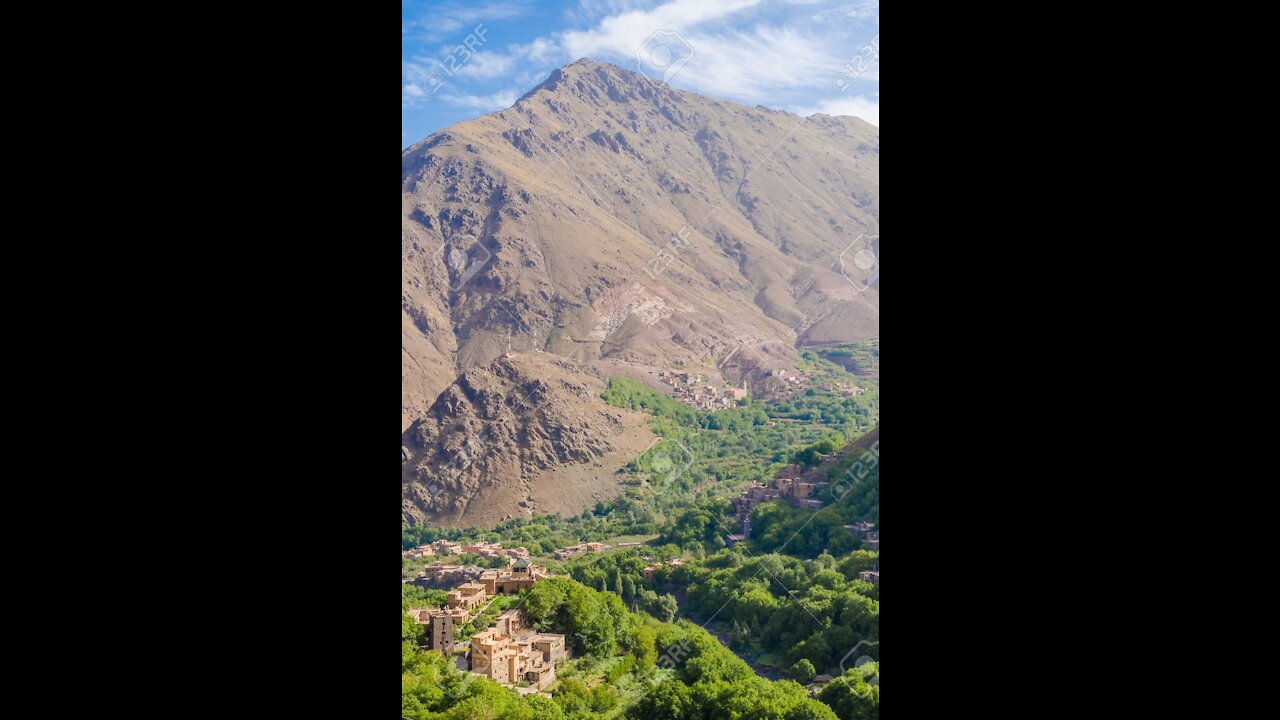 A beautiful mountain in Morocco