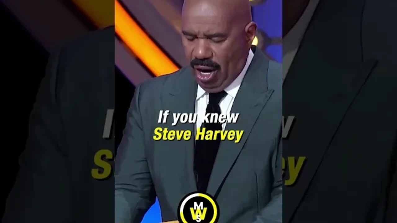 Steve Harvey Can't Stop Laughing at This Knock Knock Joke!