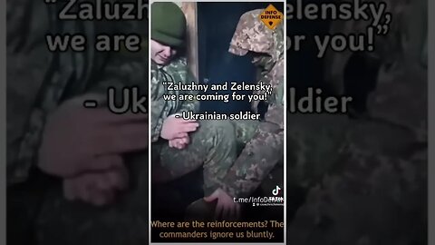 Angry Ukrainian soldier sending a message to the Kiev regime #shorts #ukraine