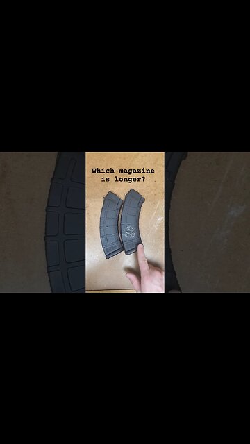 My favorite gun related optical illusion w/ AK magazines #shorts #ak47 #rifle #762