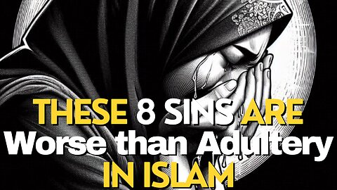 These 8 SINS are Worse than Adultery in Islam #islam #adultery #sins