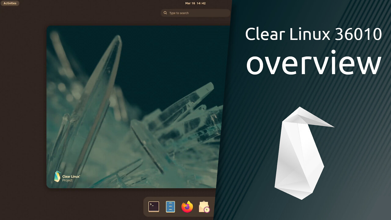 Clear Linux 36010 overview | optimized for performance and security.