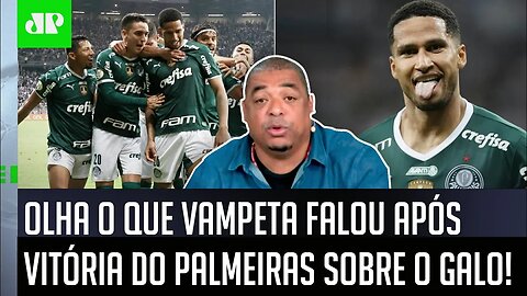 "Cara, EU ME RENDI! Pra mim, o Palmeiras..." OLHA o que Vampeta FALOU após 1 a 0 contra Atlético-MG!