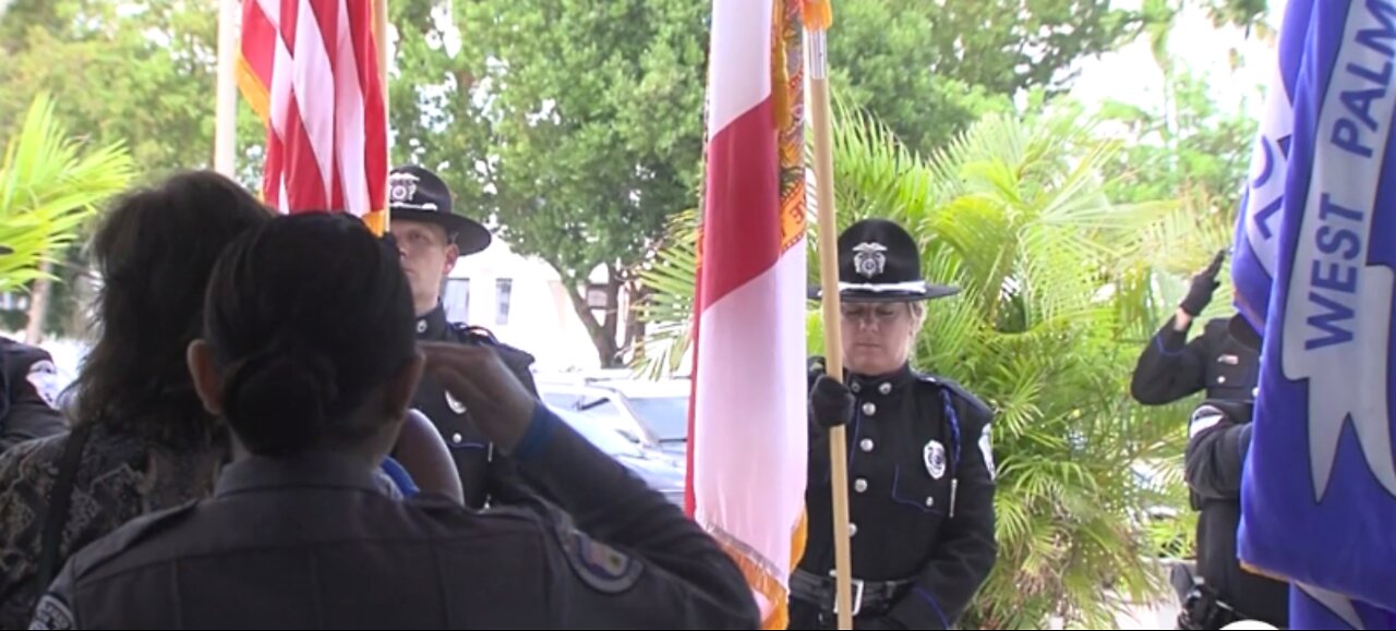 Police officers killed in the line of duty honored at Palm Beach County Annual Peace Officers Memorial