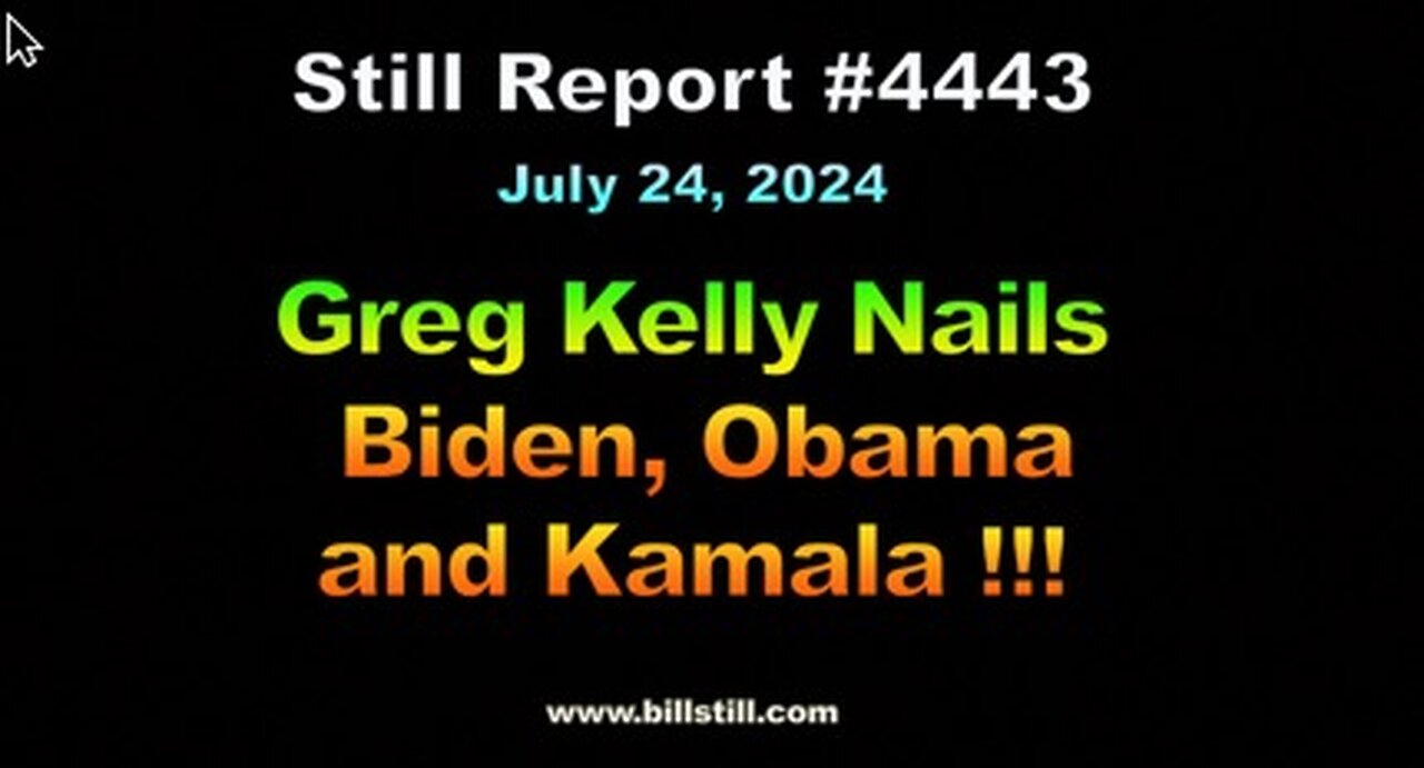 Greg Kelly Nails Biden, Obama and Kamala !!! 4443