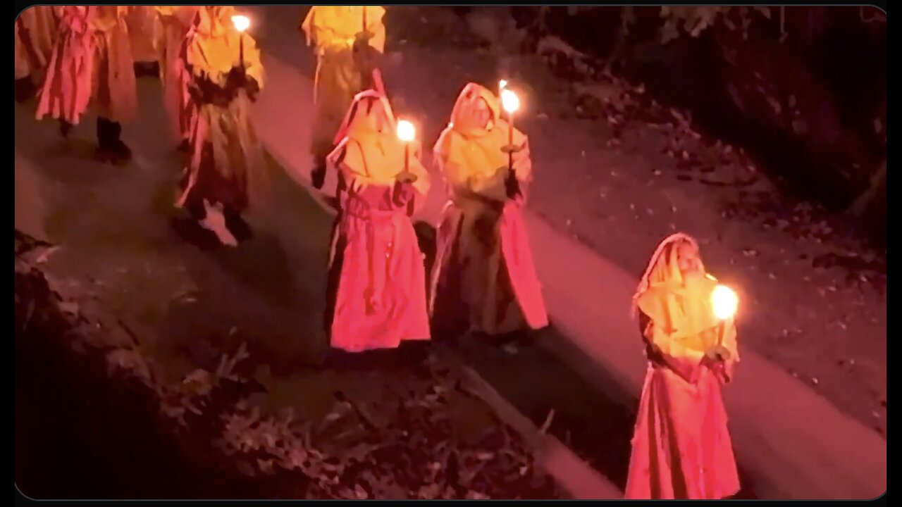 RECENT NEW Bohemian Grove Occult Ceremony Caught On Camera- Clip 1.