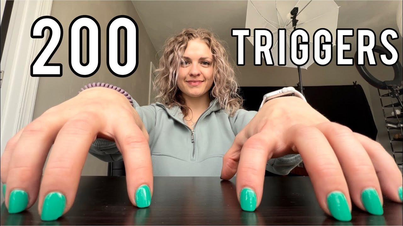 FAST & AGGRESSIVE ASMR 200 RANDOM TRIGGERS💥