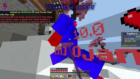 some Minecraft pros found my channel but they bozod me in Eggwars