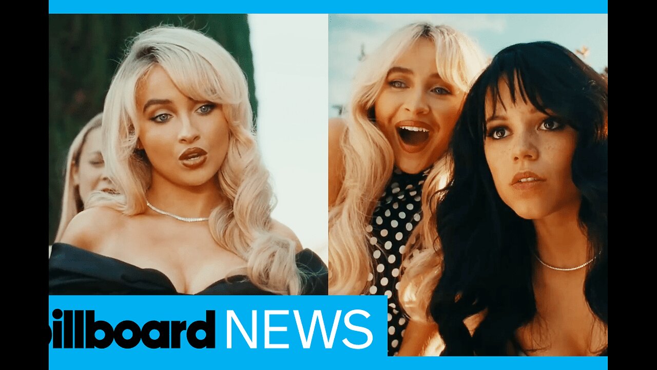 Sabrina Carpenter's New Album 'Short N' Sweet,' "Taste" Music Video W/ Jenna Ortega | Billboard News