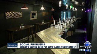 Denver's second social marijuana consumption business shuts doors weeks after opening