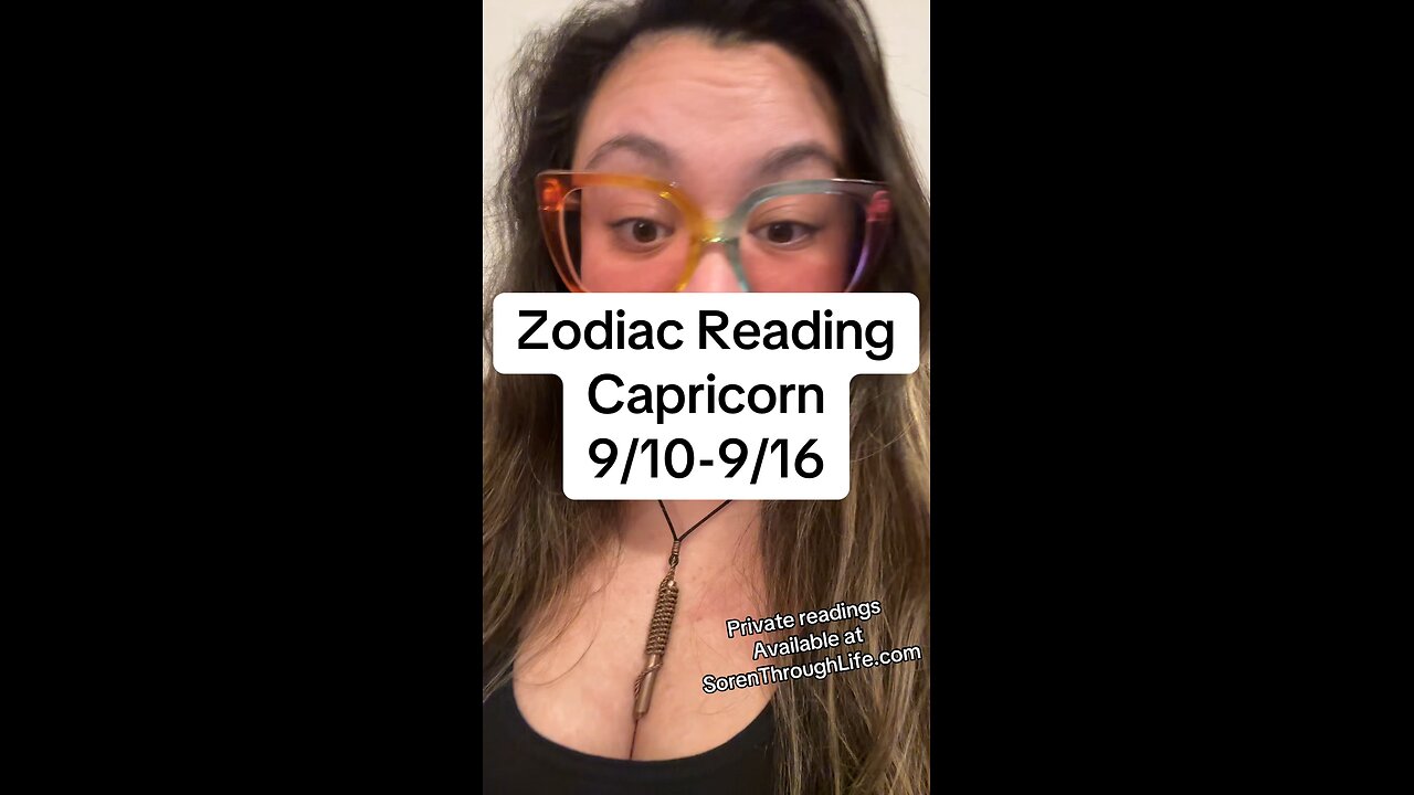 Zodiac Reading Capricorn