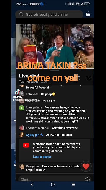 last nights hangout with Brina etc all