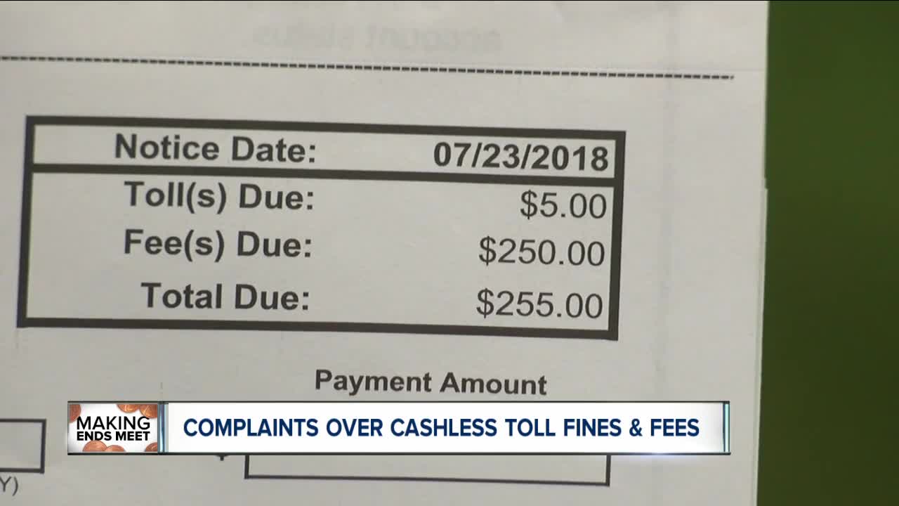 Drivers hit with big fines after they say they never got cashless toll bill in mail