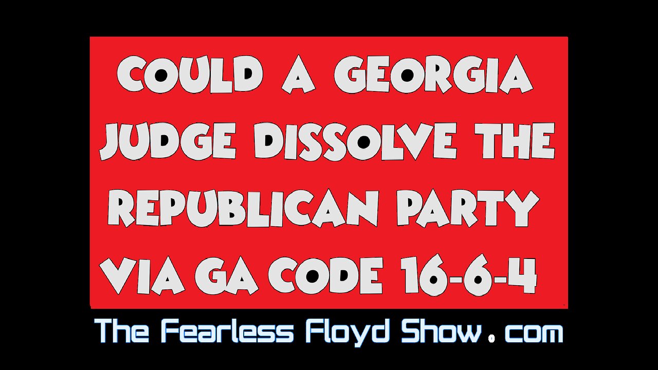 DEMOCRAT OCTOBER SURPRISE? POLITICAL ARMAGEDDON: The Potential Dissolution of the Republican Party