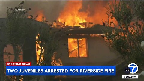 2 teens arrested in Riverside brush fire that destroyed several homes