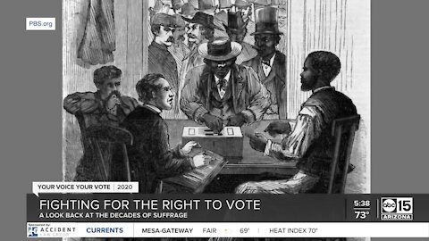Decades of suffrage fighting for the right to vote