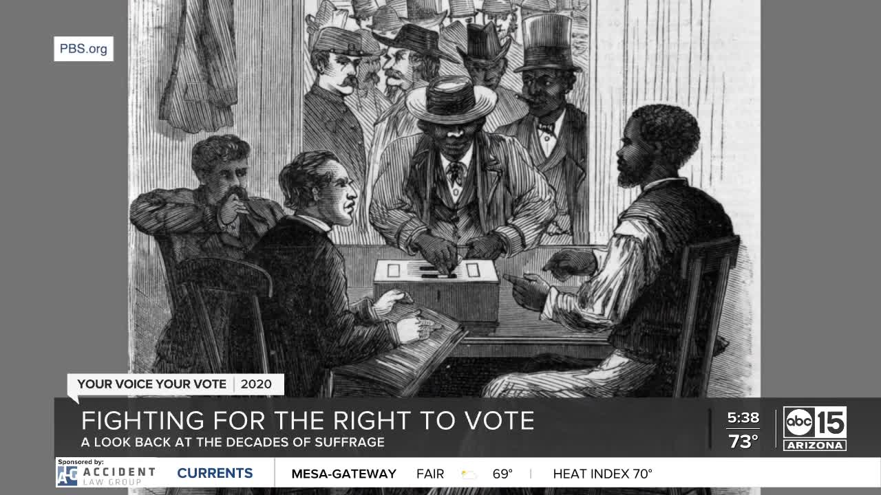 Decades of suffrage fighting for the right to vote