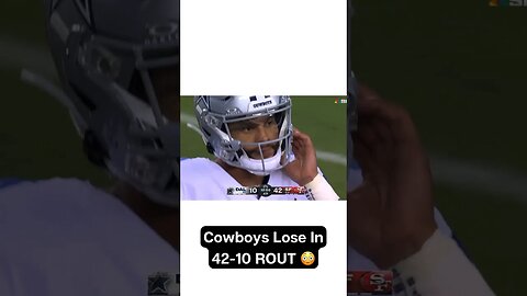 Cowboys Lose In 42-10 ROUT 😳