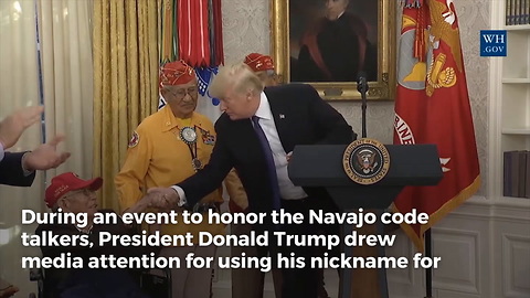 Media Focuses on Trump Calling Warren ‘Pocahontas,’ But World War II Vet Gets the Final Word