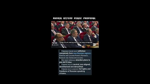 Russia offers peace proposal