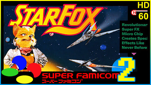 Star Fox. | Starwing (Super Nintendo / SNES) Complete Playthrough / Walkthrough. Lets Play. Part 2