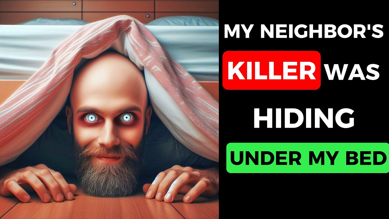 My neighbor's kil*er was hiding under MY BED