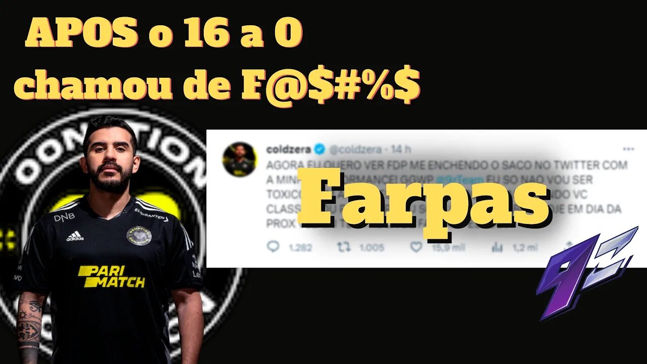 Coldzera MANDA o RECADO após o 16 a 0 na 9Z em partida classificatoria | RMR Blast Paris