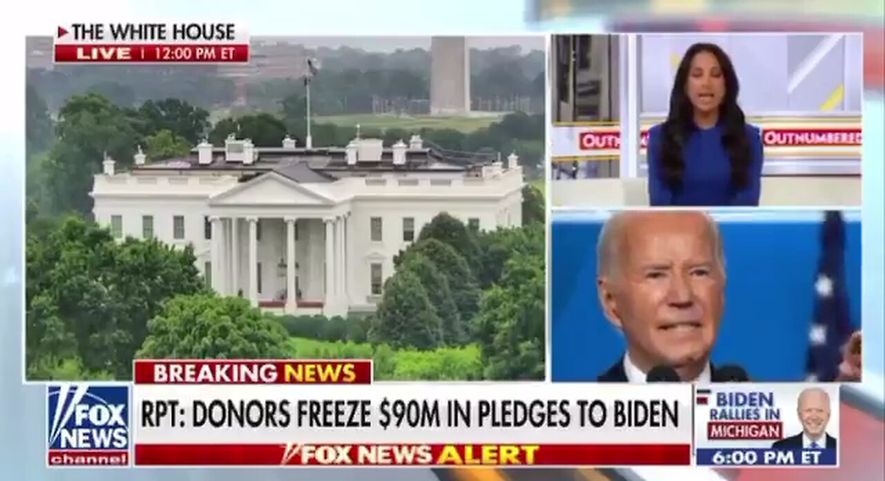 🚨 BREAKING: Biden’s donors are freezing $90 million in pledges to the campaign