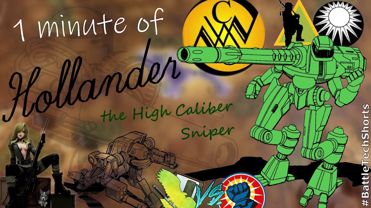 BATTLETECH #Shorts - Hollander, the High Caliber Sniper