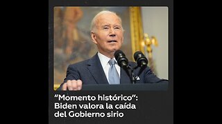 Biden: Colaboraremos con todos los grupos sirios en la transición del poder