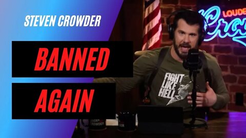 Steven Crowder Gets His Second Youtube Strike - Here We Go Again!