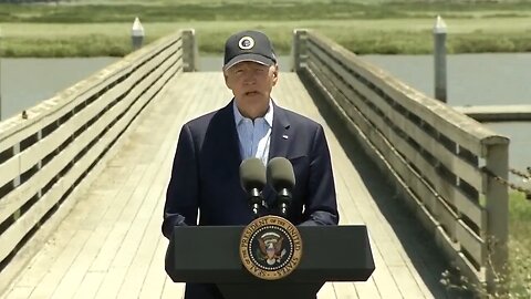 Biden: "I've committed that by 2020, we will have conserved 30% of all the lands and waters..."