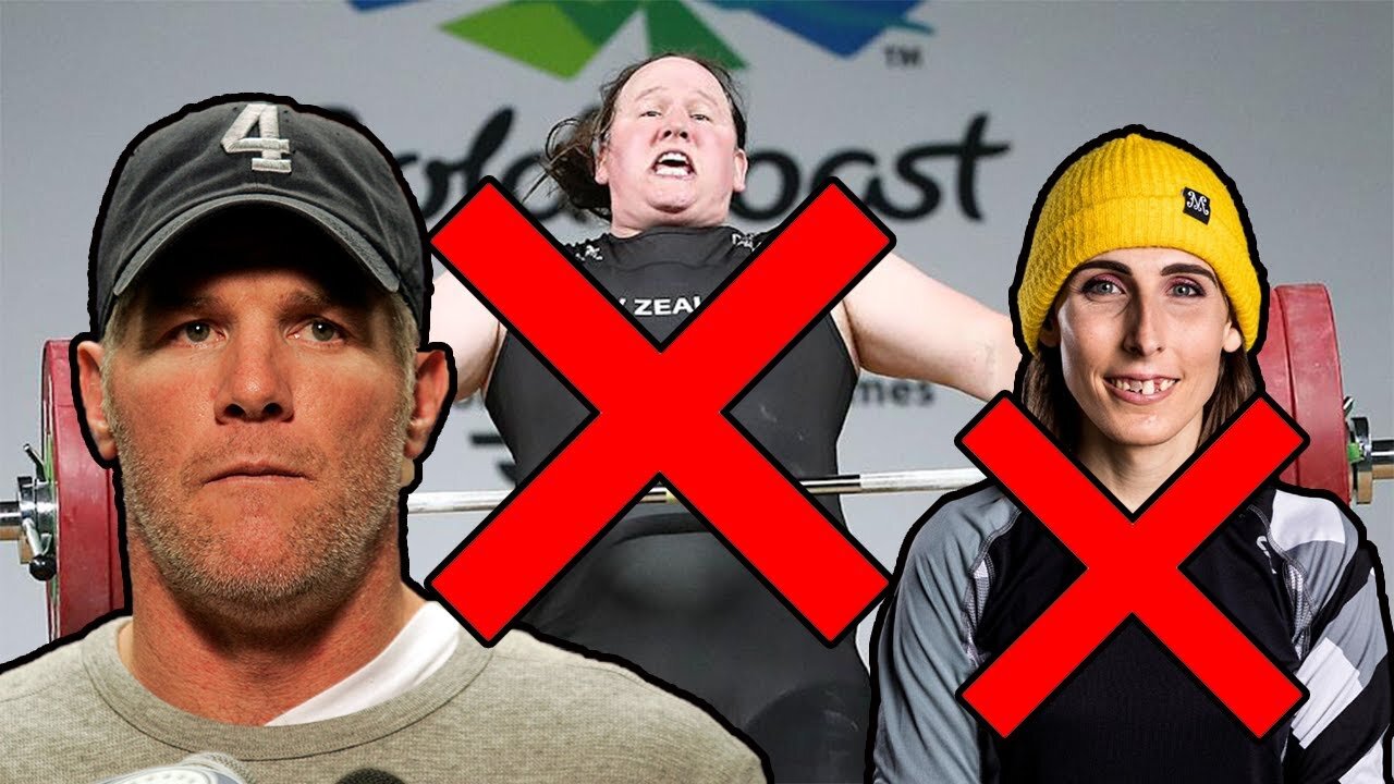 Brett Favre RIPS Laurel Hubbard, Chelsea Wolfe and Trans Athletes competing in Female Sports!