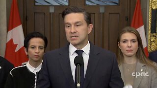 Canada: Conservative Leader Pierre Poilievre speaks with reporters on Parliament Hill – October 8, 2024