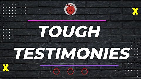 NEW SERIES - I Want To Hear Your Testimony