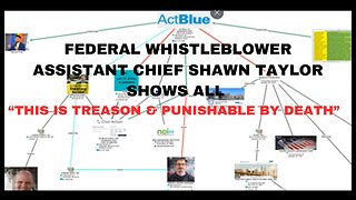 FEDERAL WHISTLEBLOWER ASSISTANT CHIEF SHAWN TAYLOR SHOWS ALL “THIS IS TREASON & PUNISHABLE BY DEATH”