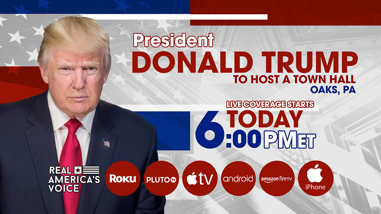 PRESIDENT TRUMP'S LIVE TOWN HALL IN OAKS, PA