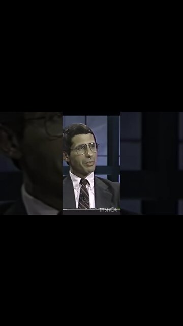 Dr Anthony Fauci AIDS Epidemic 1987 #shorts #anthonyfauci