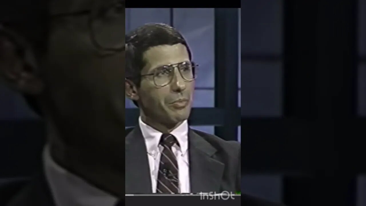 Dr Anthony Fauci AIDS Epidemic 1987 #shorts #anthonyfauci