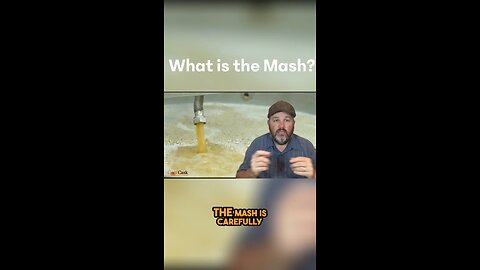 The mash is where whiskey begins!