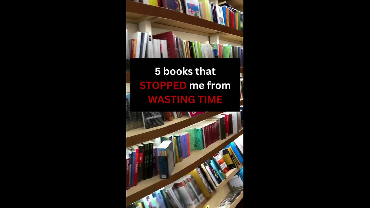 5 books to stop wasting your time