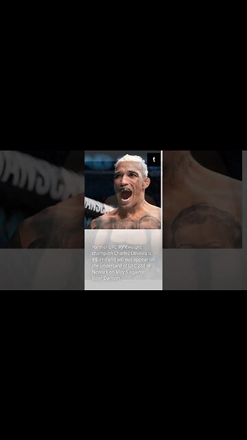 The fight between Charles Oliveira and Benil Dariush at UFC 288 has been cancelled. #short