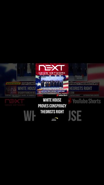White House Proves Conspiracy Theorists Right #shorts