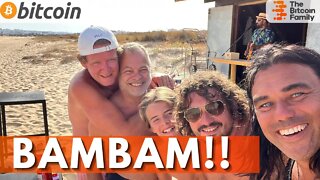 Just another amazing Bitcoin Bam Bam Friday at Bam Bam Beach Lagos