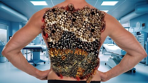 ASMR Removal Trypophobia & Insect Infected Back | ASMR 2D Animation | ‪@BeautyASMRSecrets‬