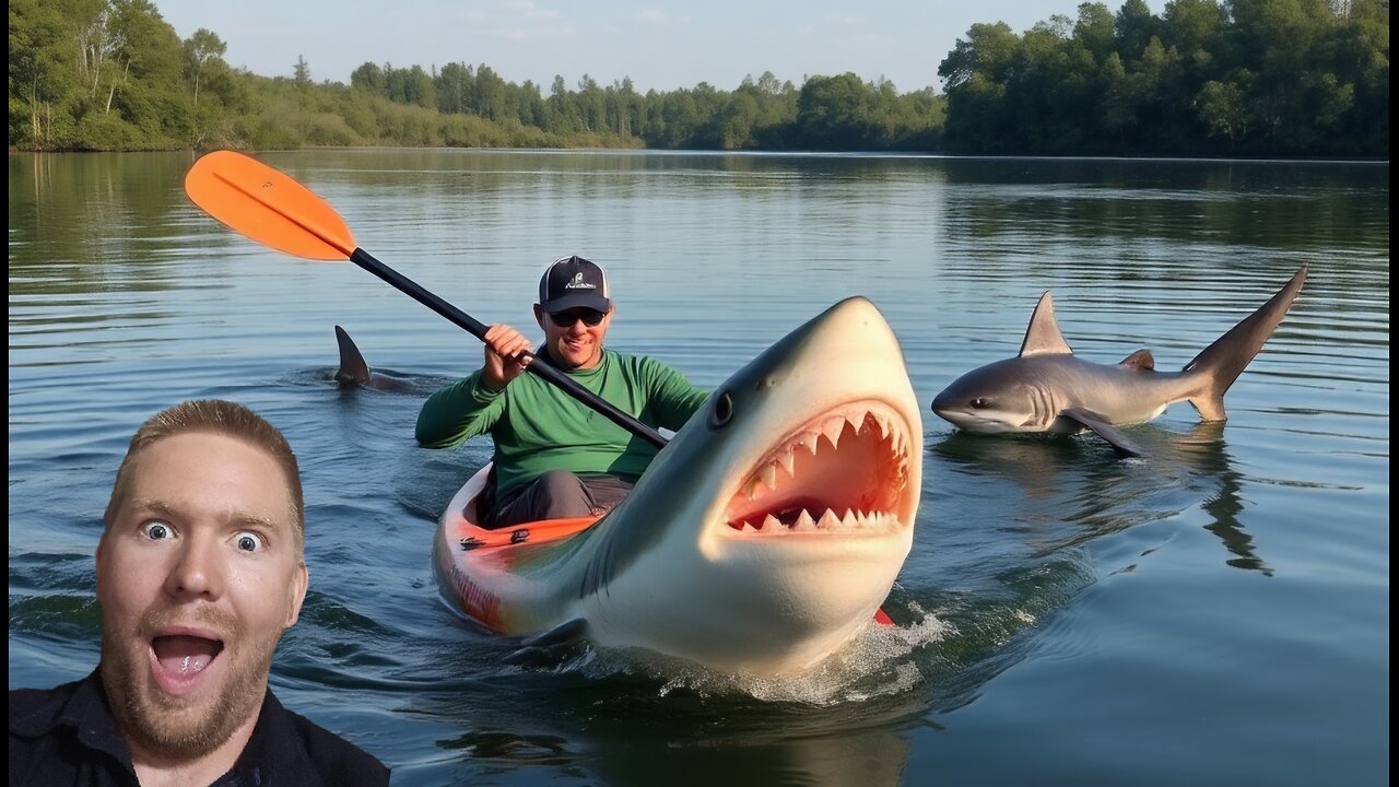 My battle with the great pond sharks 🦈 💪